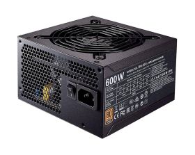 MPX-6001-ACAAB-UK Cooler Master MWE 600-Watts 100-240V AC 10-5A 50-60Hz 80-Plus Bronze ATX Power Supply