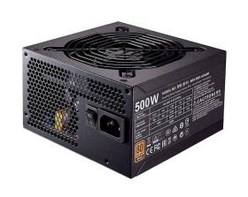 MPX-5001-ACAAW-UK Cooler Master MasterWatt Lite 500-Watts 100-240V AC 8-4A 50-60Hz 80-Plus Standard ATX Power Supply