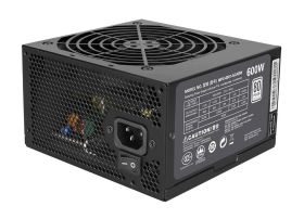 MPX-6001-ACAAW-KR Cooler Master MasterWatt Lite 600-Watts 100-240V AC 4-8A 50-60Hz 80-Plus Standard ATX Power Supply