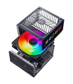 MPG-8501-AFBAP-ST Cooler Master XG 850-Watts 100-240V AC 12-6A 50-60Hz 80-Plus Platinum Full Modular ATX Power Supply