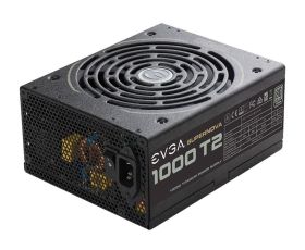 220-T2-1000-X1 EVGA SuperNOVA 1000 T2 1000-Watts 12V 83.3A 80 Plus Titanium Power Supply