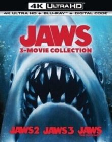 Jaws: 3-Movie Collection [New 4K UHD Blu-ray] With Blu-Ray, 4K Mastering, Digi