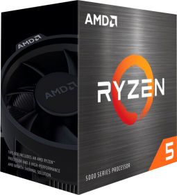 AMD - Ryzen 5 5500 3.6 GHz Six-Core AM4 Processor - Black