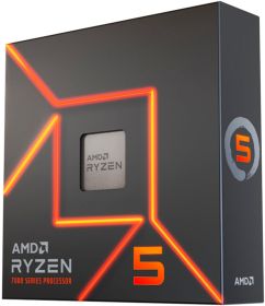 AMD - Ryzen 5 7600X 6-Core - 12-Thread 4.7GHz (5.3 GHz Max Boost) Socket AM5