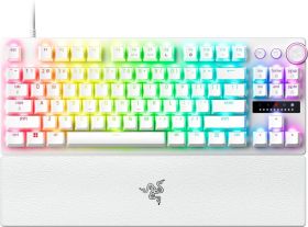 Razer Huntsman V3 Pro Tenkeyless Analog - Optical Gaming Keyboard - Rapid Trigger - Us Layout - White