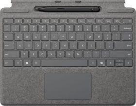 Microsoft - Surface Slim Pen (2nd Edition) and Pro Keyboard for Pro (11th Edition) - Platimun