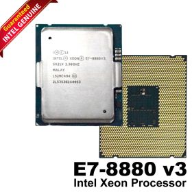 Lot of 2 Intel Xeon E7-8880v3 2.30GHz 18 Core CPU Processor LGA2011-1 SR21X