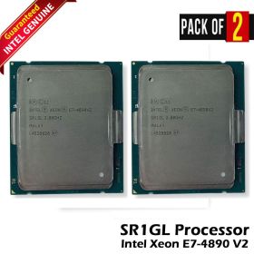 Lot X 2 SR1GL Intel Xeon E7-4890 V2 2.8GHz 15-Core 8 GTs FCLGA2011 CPU Processor