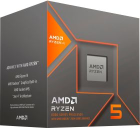 AMD - Ryzen 5 8600G 6-Core - 12-Thread 4.3 GHz (5.0 GHz Max Boost) Socket AM