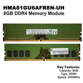 SK Hynix PC4-17000 PC4 2133P 8GB DDR4 2RX8 2133MHz Laptop Memory P1N52AA