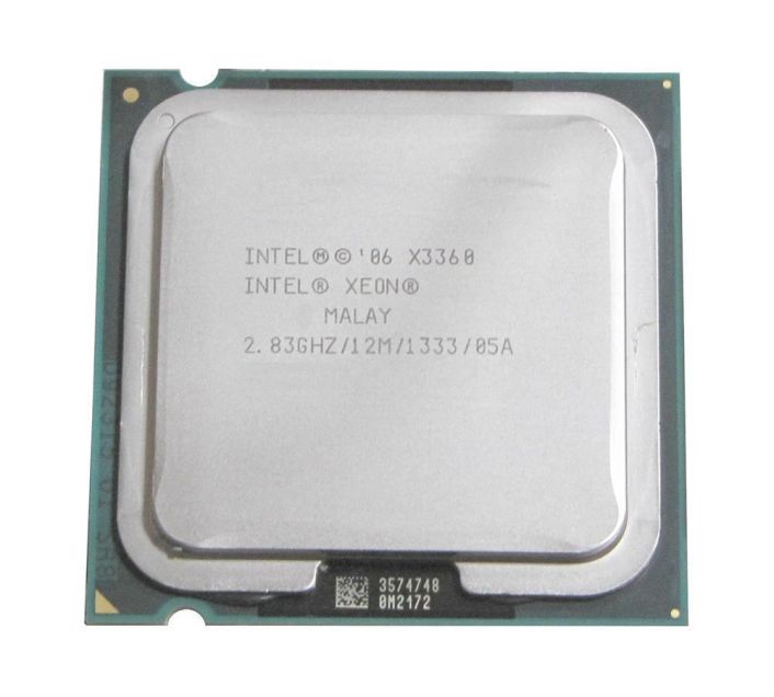 224-1531 Dell 2.83GHz 1333MHz FSB 12MB L2 Cache Intel Xeon X3360 Quad Core Processor Upgrade