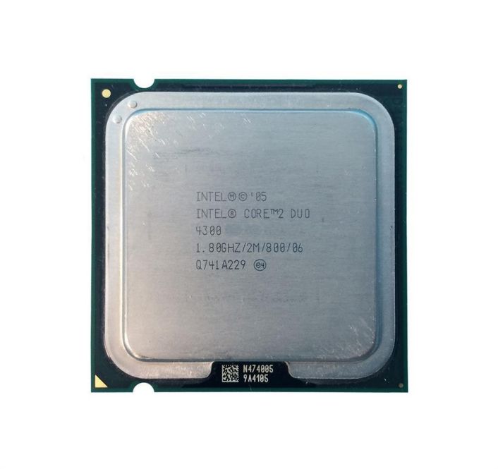 DF615 Dell 1.80GHz 800MHz 2MB Cache Socket LGA 775 Intel Core 2 Duo E4300 Dual-Core Processor Upgrade
