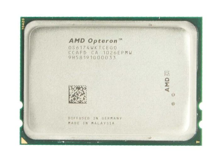 598729-001 HP 2.2GHz 6400MHz FSB 12MB L3 Cache G34 AMD Opteron 6174 12-Core Processor Upgrade for HP ProLiant