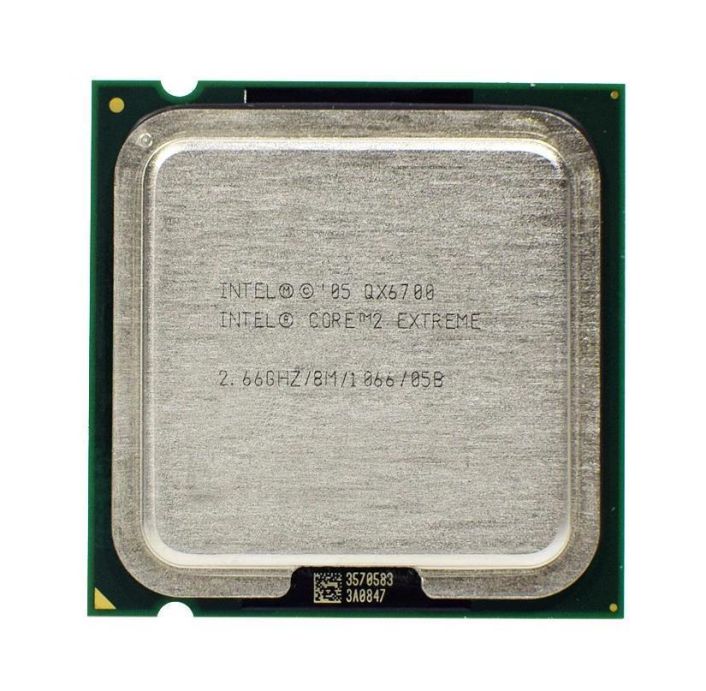 QX6700 Intel Core 2 Extreme Quad-Core 2.66GHz 1066MHz FSB 8MB L2 Cache Processor