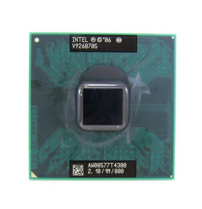 AW80577GG0451MA Intel Pentium T4300 Dual Core 2.10GHz 800MHz FSB 1MB L2 Cache Socket PGA 478 Mobile Processor