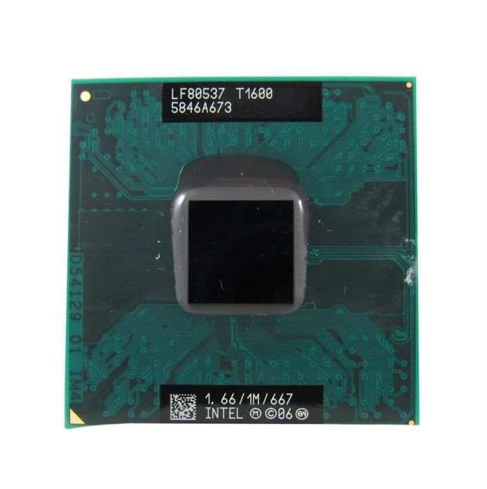 BX80539T1600 Intel Celeron T1600 Dual Core 1.66GHz 667MHz FSB 1MB L2 Cache Socket PGA 478 Mobile Processor