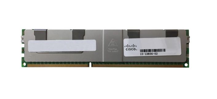 15-13856-02 Cisco 32GB PC3-12800 DDR3-1600MHz ECC Registered CL11 240-Pin Load Reduced DIMM 1.35V Low Voltage Quad Rank Memory Module
