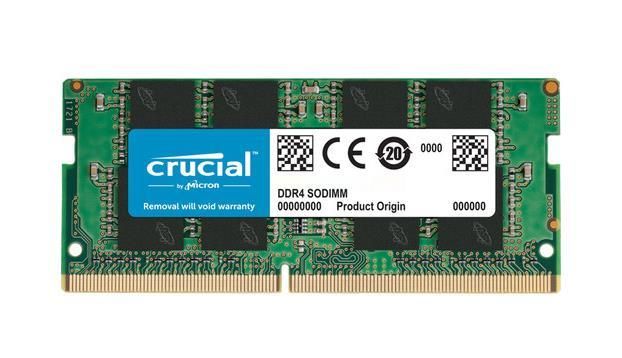 CT16G4SFRA32A Crucial 16GB PC4-25600 DDR4-3200MHz non-ECC Unbuffered CL22 260-Pin SoDimm 1.2V Dual Rank Memory Module