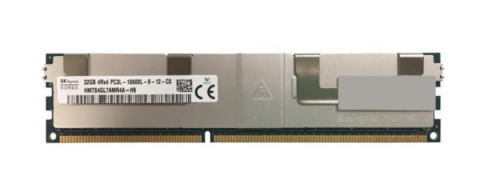 HMT84GL7AMR4A-H9M2AD Hynix 32GB PC3-10600 DDR3-1333MHz ECC Registered CL9 240-Pin Load Reduced DIMM 1.35V Low Voltage Quad Rank Memory Module