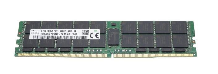 HMAA8GL7CPR4N-VK Hynix 64GB PC4-21300 DDR4-2666MHz Registered ECC CL19 288-Pin Load Reduced DIMM 1.2V Quad Rank Memory Module