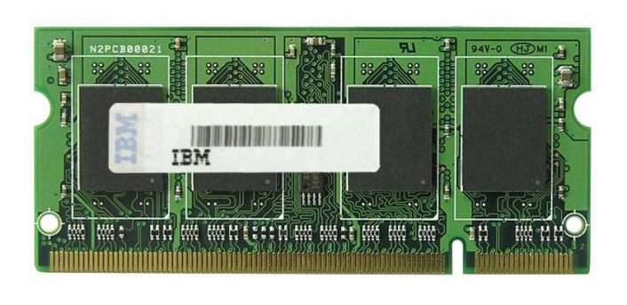 43C6489 IBM 2GB PC2-5300 DDR2-667MHz non-ECC Unbuffered CL5 200-Pin SoDimm Dual Rank Memory Module