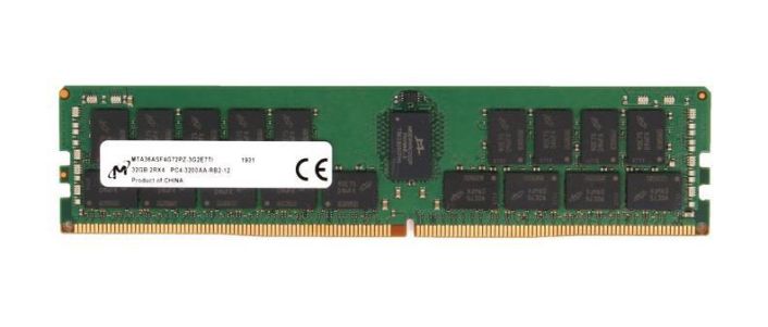 MTA36ASF8G72LZ-2G9B1-IN Micron 64GB PC4-23400 DDR4-2933MHz Registered ECC CL21 288-Pin Load Reduced DIMM 1.2V Quad Rank Memory Module