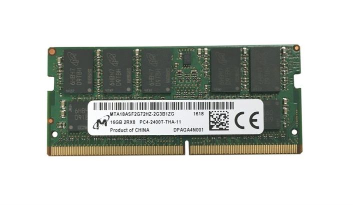 MTA18ASF2G72HZ-2G3B1ZG Micron 16GB PC4-19200 DDR4-2400MHz ECC Unbuffered CL17 260-Pin SoDimm 1.2V Dual Rank Memory Module