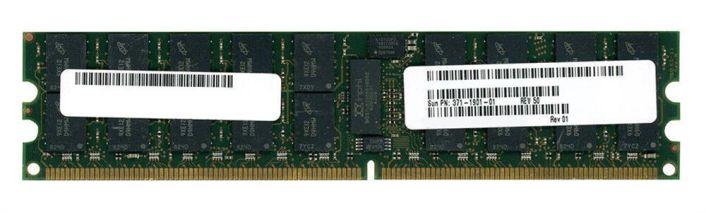 371-1901-01 Sun 4GB PC2-5300 DDR2-667MHz ECC Registered CL5 240-Pin DIMM Dual Rank Memory Module