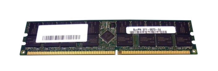 371-0073-02-2 Sun 2GB PC3200 DDR-400MHz Registered ECC CL3 184-Pin DIMM 2.5V Dual Rank Memory Module