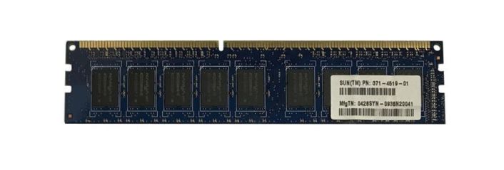 X3915A01 Sun 2GB PC3-10600 DDR3-1333MHz ECC Unbuffered CL9 240-Pin DIMM Dual Rank Memory Module