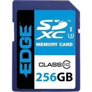 PE247171 Edge Memory 256GB Class 10 SDXC UHS-I Flash Memory Card