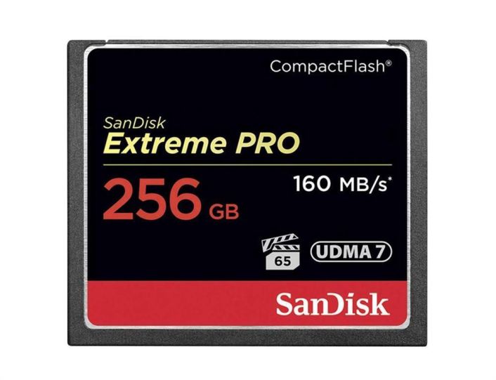 SDCFXPS-256G-XQ46 SanDisk Extreme PRO 256GB CompactFlash (CF) Memory Card