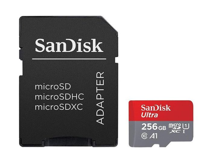 SDSQUNI-256G-ZN6MA SanDisk Ultra 256GB Class10 microSDXC Flash Memory Card includes Adapter