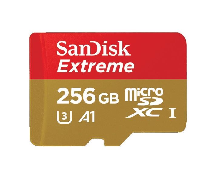 SDSQXAO-256G-ZN6MA SanDisk Extreme 256GB Class 10 microSDXC UHS-I Flash Memory Card