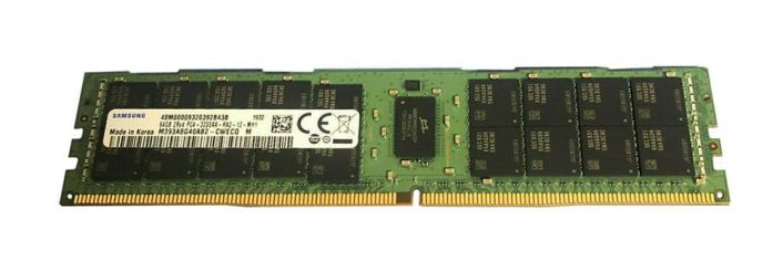 M393A8G40AB2-CWECQ Samsung 64GB PC4-25600 DDR4-3200MHz Registered ECC CL22 288-Pin DIMM 1.2V Dual Rank Memory Module