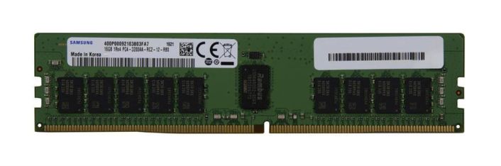 M393A2K40DB3-CWEBQ Samsung 16GB PC4-25600 DDR4-3200MHz Registered ECC CL22 288-Pin DIMM 1.2V Single Rank Memory Module