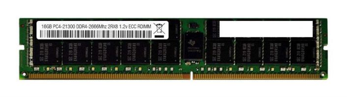 DFK3Y Dell 16GB PC4-21300 DDR4-2666MHz Registered ECC CL19 288-Pin DIMM 1.2V Dual Rank Memory Module