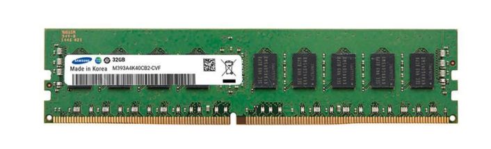 M393A2K40DB2-CVFBY Samsung 16GB PC4-23400 DDR4-2933MHz Registered ECC CL21 288-Pin DIMM 1.2V Single Rank Memory Module
