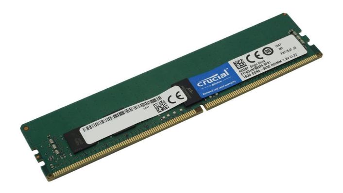 CT16G4RFS832A.9FB1 Crucial 16GB PC4-25600 DDR4-3200MHz Registered ECC CL22 288-Pin DIMM 1.2V Single Rank Memory Module