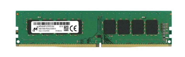 MTA9ASF1G72PZ-2G6J1R Micron 8GB PC4-21300 DDR4-2666MHz Registered ECC CL19 288-Pin DIMM 1.2V Single Rank Memory Module