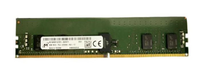 MTA9ASF1G72PZ-3G2E2TI Micron 8GB PC4-25600 DDR4-3200MHz Registered ECC CL22 288-Pin DIMM 1.2V Single Rank Memory Module