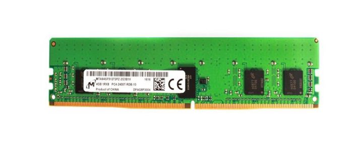 MTA9ASF51272PZ-2G3B1II Micron 4GB PC4-19200 DDR4-2400MHz Registered ECC CL17 288-Pin DIMM 1.2V Single Rank Memory Module