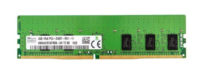 HMA451R7AFR8N-UHT2-BB Hynix 4GB PC4-19200 DDR4-2400MHz Registered ECC CL17 288-Pin DIMM 1.2V Single Rank Memory Module
