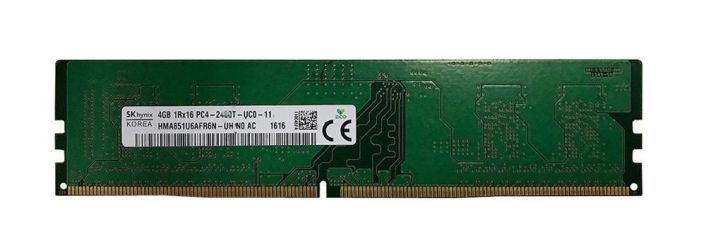 HMA851U6AFR6N-UH Hynix 4GB PC4-19200 DDR4-2400MHz non-ECC Unbuffered CL17 288-Pin DIMM 1.2V Single Rank Memory Module