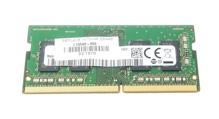 L10598-855 HP 4GB PC4-21300 DDR4-2666MHz non-ECC Unbuffered CL19 260-Pin SoDimm 1.2V Single Rank Memory Module