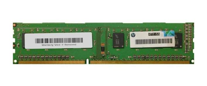 662608-573 HP 2GB PC3-12800 DDR3-1600MHz ECC Unbuffered CL11 240-Pin DIMM Single Rank Memory Module
