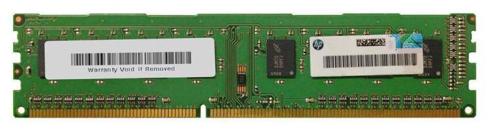 698646-154 HP 2GB PC3-12800 DDR3-1600MHz non-ECC Unbuffered CL11 240-Pin DIMM Single Rank Memory Module
