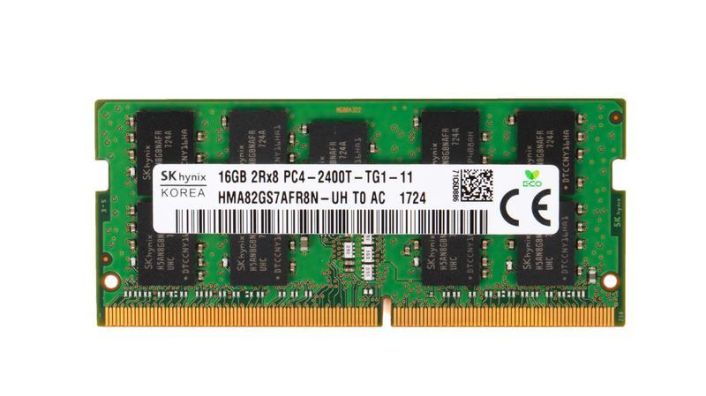 HMA82GS7AFR8N-UHT0-AC Hynix 16GB PC4-19200 DDR4-2400MHz ECC Unbuffered CL17 260-Pin SoDimm 1.2V Dual Rank Memory Module