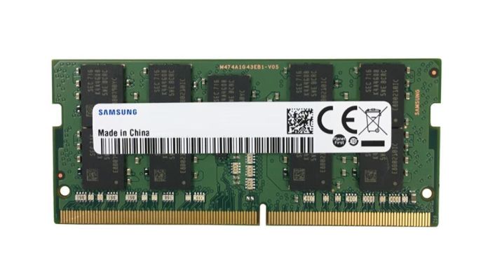 M474A2K43BB1-CPBQ Samsung 16GB PC4-17000 DDR4-2133MHz ECC Unbuffered CL15 260-Pin SoDimm 1.2V Dual Rank Memory Module