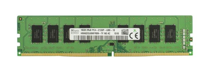HMA82GU6MFR8N-TFN0-AC Hynix 16GB PC4-17000 DDR4-2133MHz non-ECC Unbuffered CL15 288-Pin DIMM 1.2V Dual Rank Memory Module